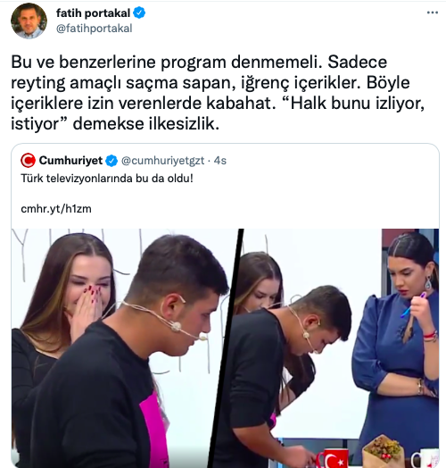 Eşinin cinsel içerikli videosunu canlı yayında açtı! Fatih Portakal eski kanalı FOX'a ateş püskürdü - Resim: 0