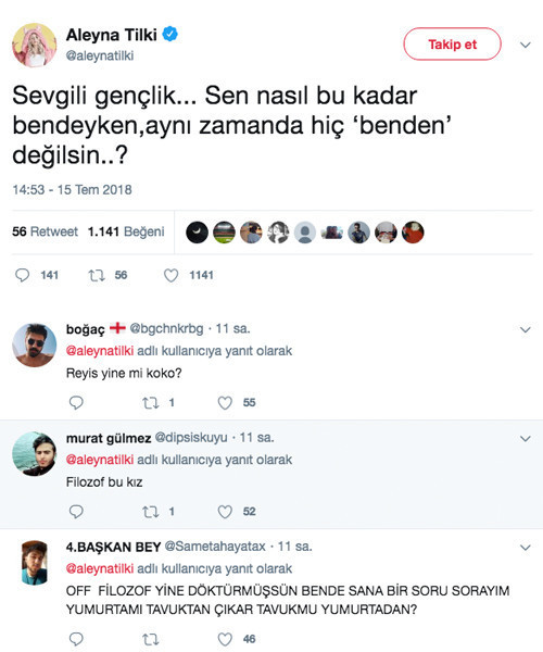Aleyna Tilki Twitter'dan paylaştı takipçileri ne olduğunu anlamadı - Resim: 3