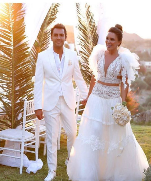 Cennet'te bir düğün! Seren Serengil Yaşar İpek çifti beyazlar içinde evlendi - Resim: 2