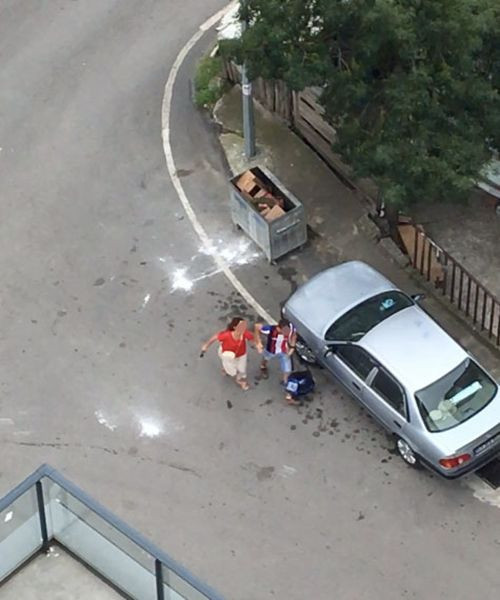 Samsun'da bir şahıs tartıştığı genç kızı kolundan çekerek sürükledi - Resim: 3