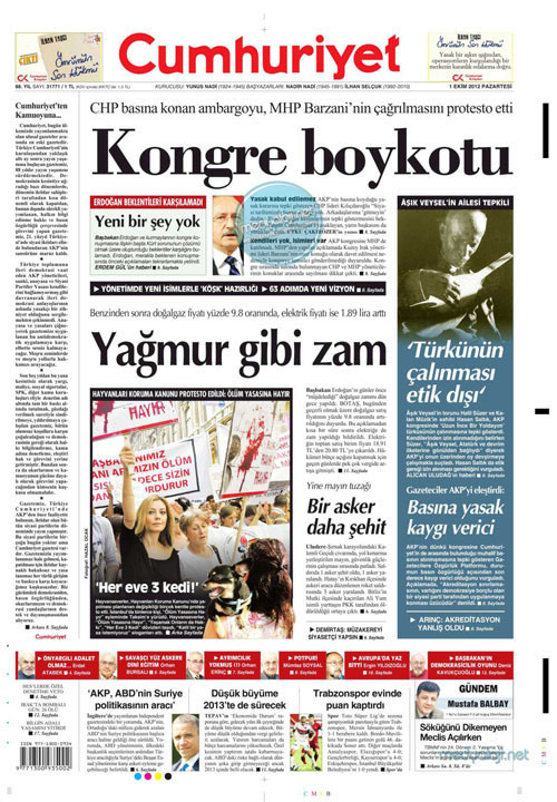 AK Parti kongresi manşetlere taşındı - Resim: 3