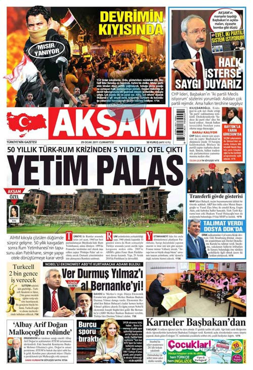 Mısır'ın ateşi manşetlere taşındı! - Resim: 1