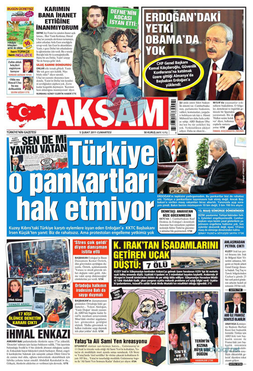 Mübarek'i terkeden spiker Radikal'in manşetinde - Resim: 1