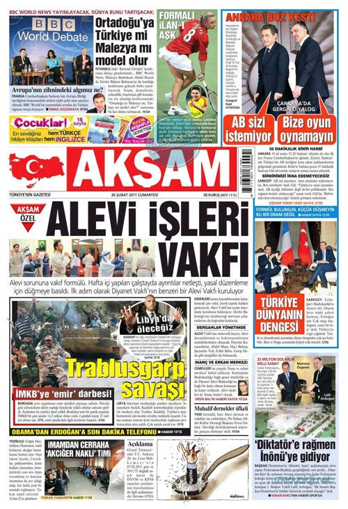 Sarkozy için kim ne manşet attı? - Resim: 1