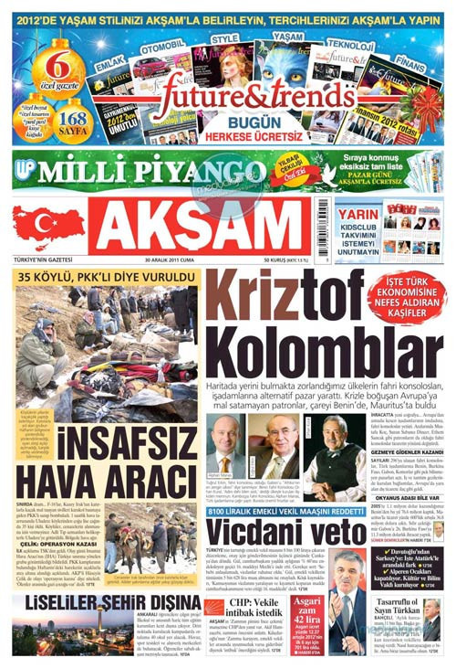 Tek tıkla günün en çarpıcı manşetleri - Resim: 2