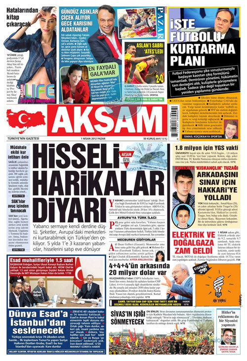 İşte günün en çarpıcı manşetleri - Resim: 1