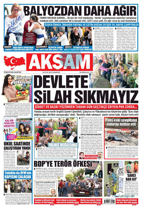 Balyoz için kim ne manşet attı? - Resim: 1