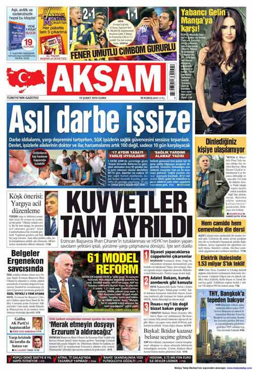 Günün gazete manşetleri - Resim: 1