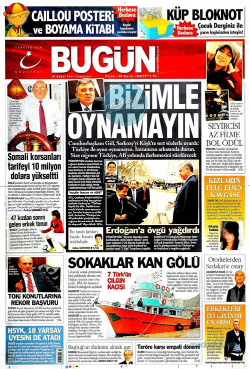 Sarkozy için kim ne manşet attı? - Resim: 4