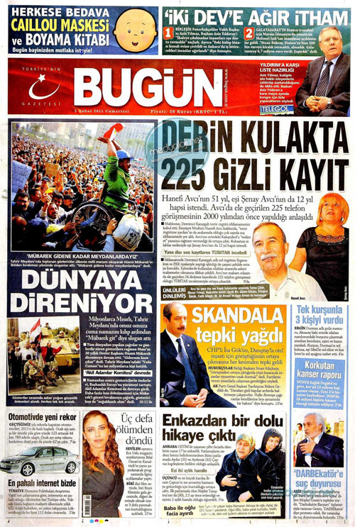 Mübarek'i terkeden spiker Radikal'in manşetinde - Resim: 4