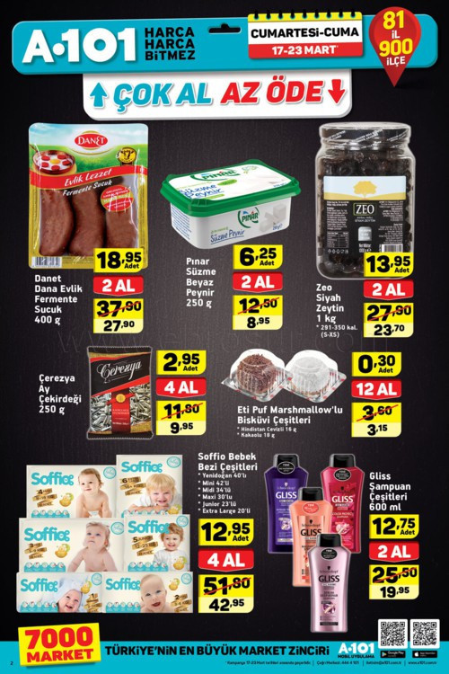A101 22 Mart indirimi aktüel broşür haftanın yıldız ürünleri kaç para? - Resim: 2
