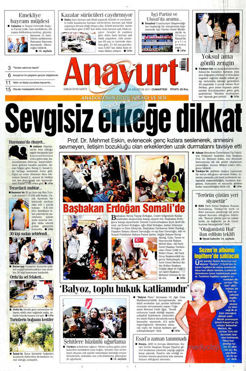 Başbakan'ın tarihi ziyareti manşetlerde! - Resim: 3