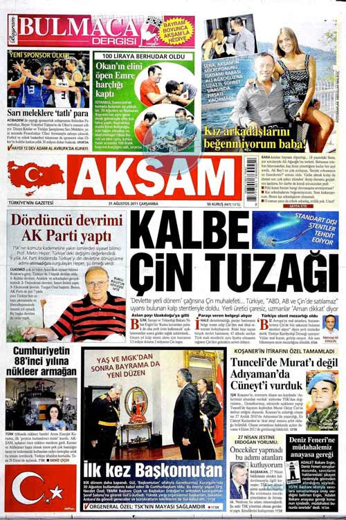 Günün en çarpıcı gazete manşetleri - Resim: 1