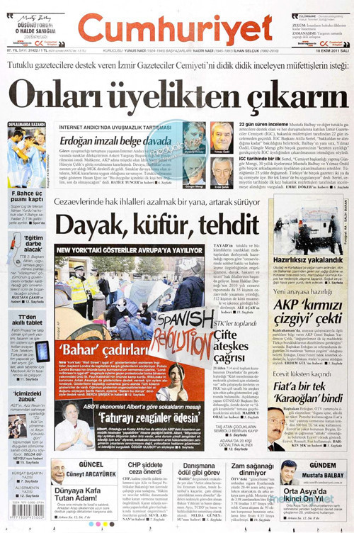 Günün en çarpıcı gazete manşetleri - Resim: 4