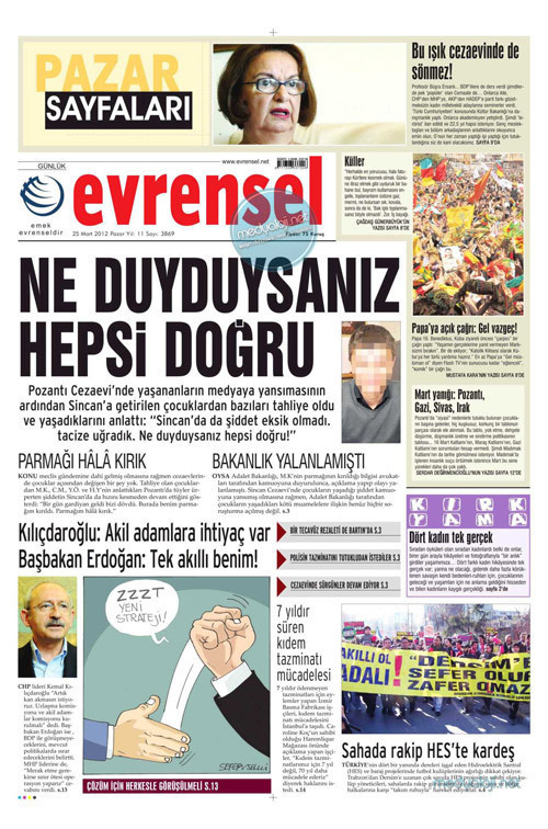 İşte hafta sonunu sarsan manşetler - Resim: 4