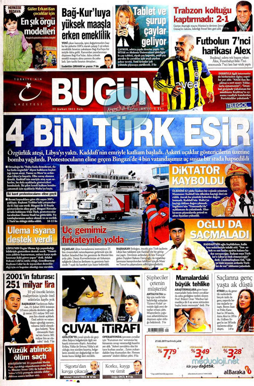 Libya gazete manşetlerinde! - Resim: 4