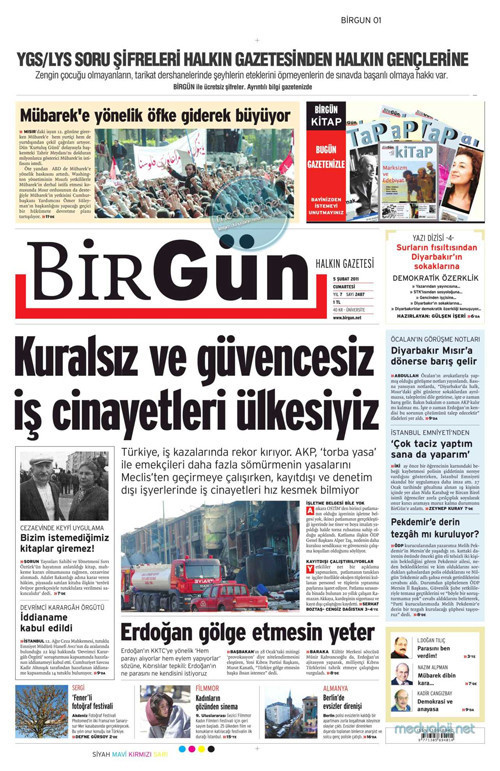 Mübarek'i terkeden spiker Radikal'in manşetinde - Resim: 3