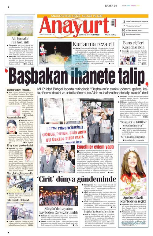 Bugünün manşetleri FB için atıldı - Resim: 3