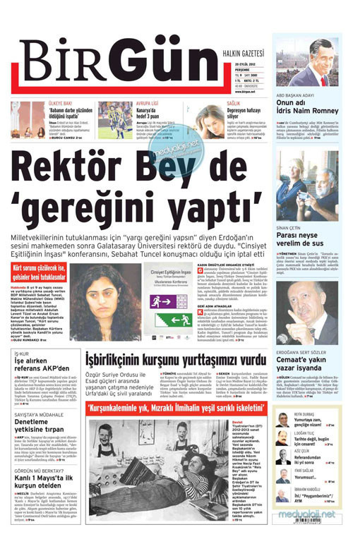 Günün manşetini Taraf attı - Resim: 2