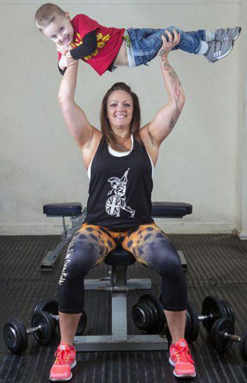 Ev hanımlığından vücut geliştirme şampiyonluğuna - Resim: 2