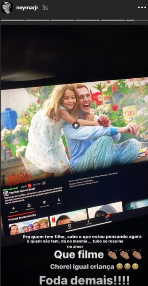 Neymar Türk filmi 7. Koğuştaki Mucize'yi izledi çocuk gibi ağladı - Resim: 0