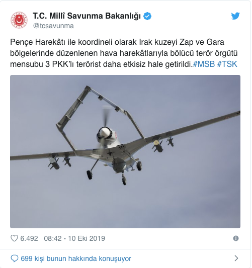 Irak'ın kuzeyinde PKK'ya bir darbe daha! 3 PKK'lı terörist etkisiz hale getirildi - Resim: 0