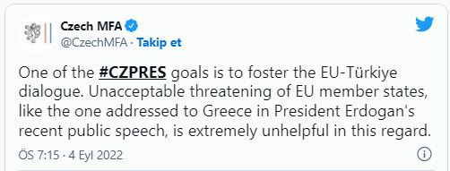 Avrupa ülkesi Çekya avukatlığa soyundu: Erdoğan'ın sözleri kabul edilemez - Resim: 0