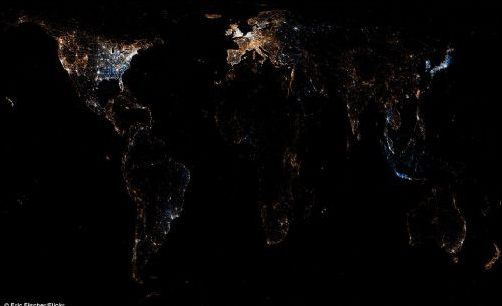  İnternetin dünya üzerinde dağılımı - Resim: 2