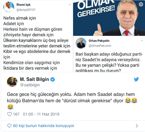 Saadet Partisi'nin Batman adayı Işık'tan beyin yakan açıklama: Oyum İmamoğlu'na - Resim: 0