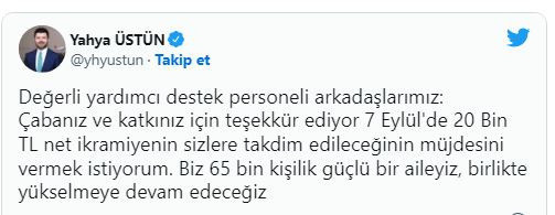 THY personeline müjdeyi verdi! Net 20 bin lira ikramiye verilecek - Resim: 0