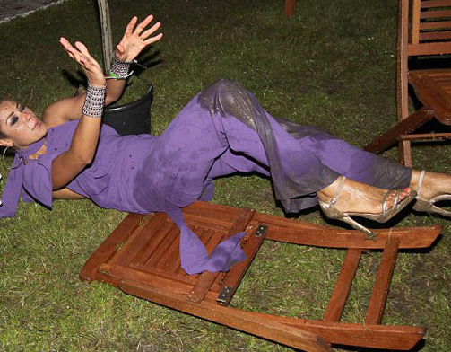 Alkol onu bu hale getirdi - Resim: 1