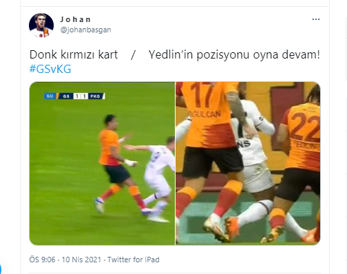 Yedlin'in değnekli halini paylaşan Arda Turan: Kırmızı kart yok, yer çekiminden dolayı olmuş - Resim: 4