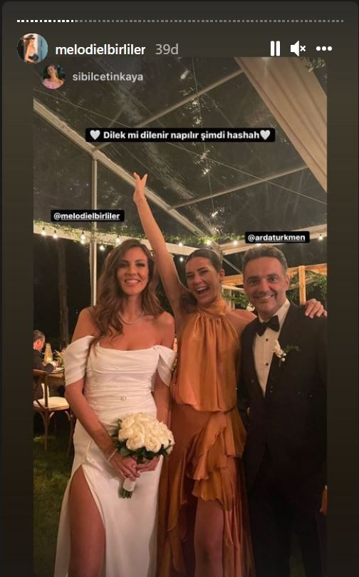 Arda Türkmen ve Melodi Elbirler evlendi efsane düğünde gelinlik yanıyordu! - Resim: 3