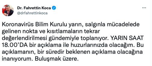 Fahrettin Koca'dan beklenen son dakika açıklaması: Maske ve tüm yasaklar... - Resim: 0