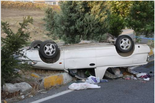 Panzerle otomobil çarpıştı! - Resim: 3