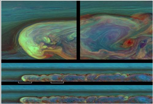 Satürn’deki fırtınadan kareler - Resim: 4