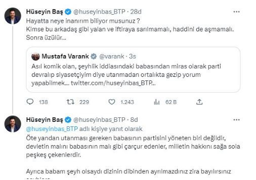 Erdoğan'ın "basket" videosu gündemde: Mustafa Varank ve Hüseyin Baş birbirine girdi! - Resim: 1