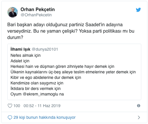 Saadet Partisi'nin Batman adayı Işık'tan beyin yakan açıklama: Oyum İmamoğlu'na - Resim: 1