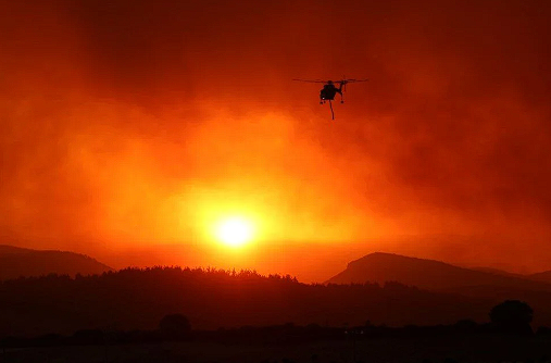Söndürülemiyor! Yunanistan'daki orman yangını Türk köylerine de ulaştı - Resim: 3