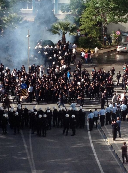 Soma'da polis müdahalesi - Resim: 2
