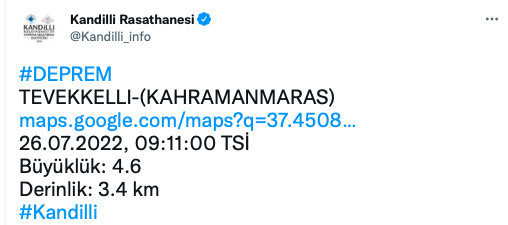 Kahramanmaraş 4.4 depremle sallandı Gaziantep de hissetti AFAD ve Kandilli'den açıklama - Resim: 0
