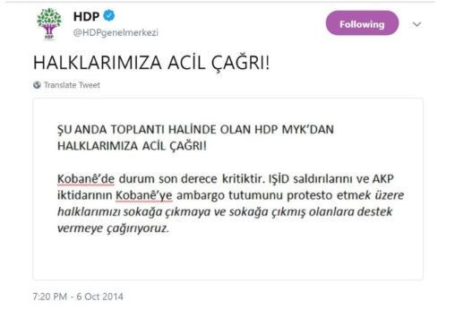Kobani olaylarının fitilini ateşleyen paylaşım! Her şey böyle başladı... - Resim: 2