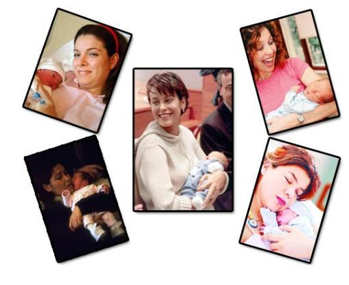 Ünlülerin çocuklarıyla verdiği ilk pozu - Resim: 1