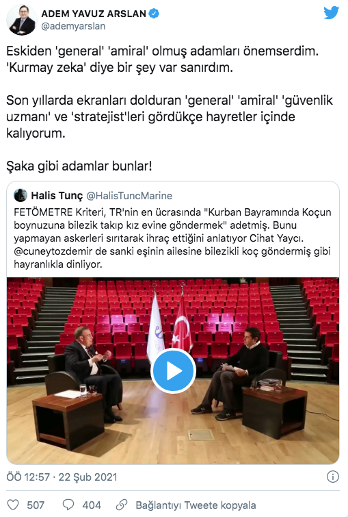 Emekli Tümamiral Yaycı FETÖ'nün iç yüzünü anlattı FETÖ'cü hesaplar saldırıya geçti - Resim: 1