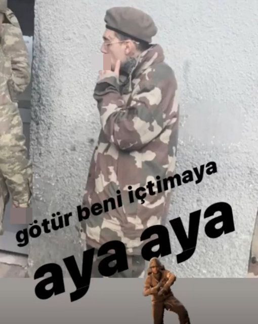 Ezhel kışladan ilk fotoğrafları paylaştı! Bedelini ödedik dona dona - Resim: 4