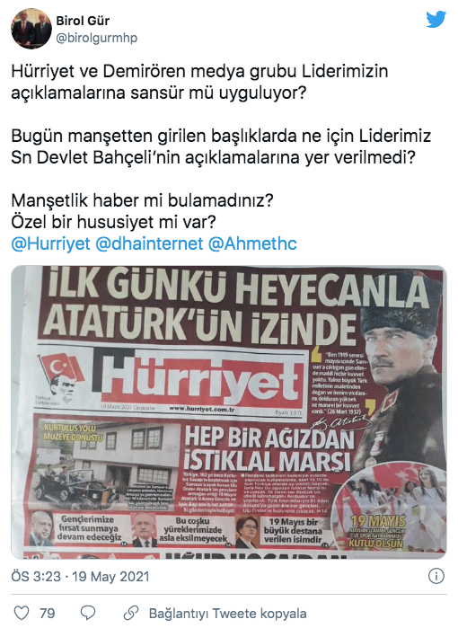 İstanbul İl Başkanı Birol Gür'den Hürriyet ve Demirören Medya'ya tepki - Resim: 0