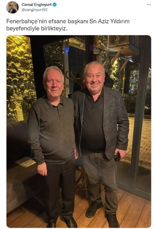 Aziz Yıldırım uzun zaman sonra ilk kez görüntülendi, siyasetçi ile buluştu - Resim: 0