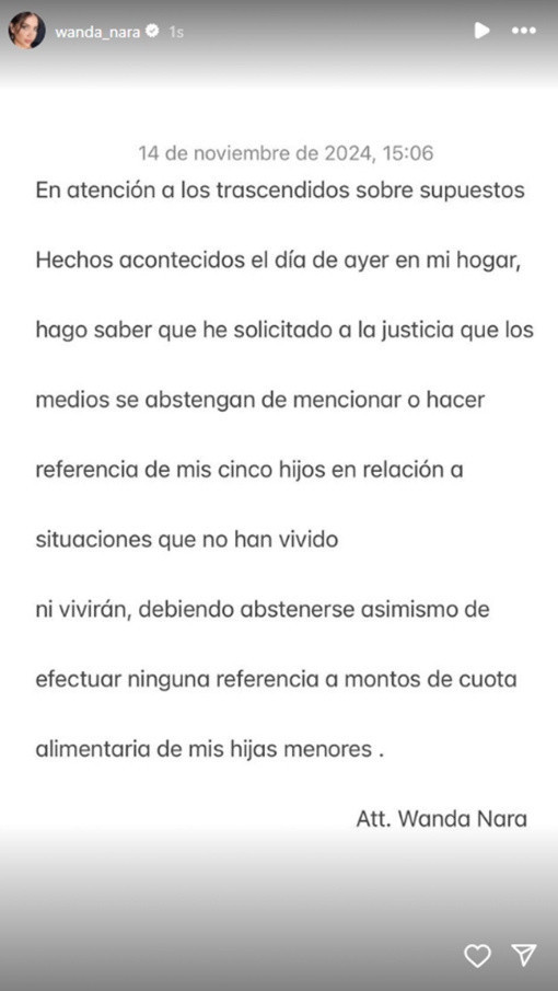 Wanda Nara'dan sosyal medyayı sallayan haberlerle ilgili açıklama - Resim: 0