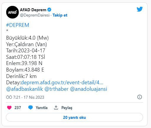 Malatya Akçadağ'da deprem oldu! AFAD'dan açıklama var - Resim: 1