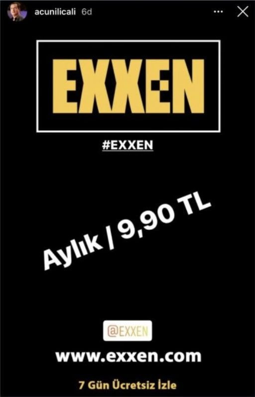 Acun Ilıcalı Exxen'in kaç para olduğunu açıkladı bakın hangi yapımlar var - Resim: 3
